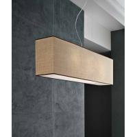 Murano Luce Light 4 SORE9009 Suspension Lamp rectangular lampshade tobacco