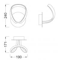 Knot led - Ceiling light