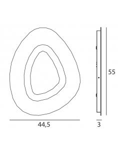 MANILA WHITE CEILING LIGHT LED AVERAGE 2