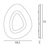 MANILA WHITE CEILING LIGHT LED AVERAGE