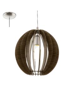 COSSANO, suspension, dark wood D30