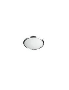TIA - Ceiling lamp - Diam. 26 cm Chrome-plated metal, glass