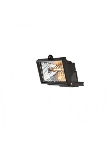 Faro alogeno nero 1xR7S 120W