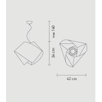 GEMMY SUSPENSION HARLEQUIN