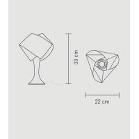 GEMMY ABATJOUR PRISMA COLOR AMETHYST