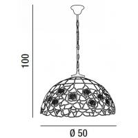 SUSPENSION TIFFANY C/CHAIN