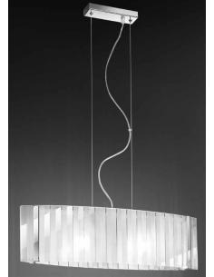 Sleep great in polished chrome with clear glass and brushed