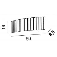 Applique great in polished chrome with clear glass and brushed