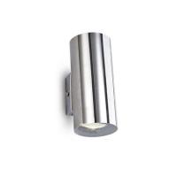 Ideal Lux 094182 Look AP2 Wall Lamp Chrome