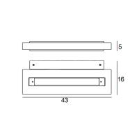 SHARD APPL.(S) LED 18W ALL.SHINY