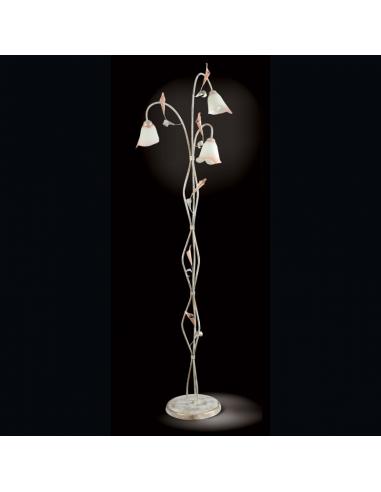 Padana Lampadari 488/PT3 Marzia Lampada da Terra 3 Luci Avorio
