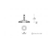 SD 803 INCASSO GU5,3 ALLUMINIO (FISSO)