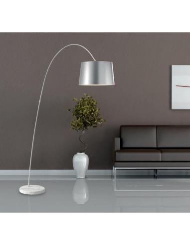 PENN floor lamp white aluminium