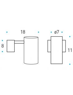Pan PAR243 Barro Spotlight, Recessed, Integrated Led Directional White 2