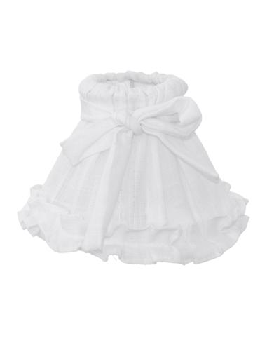 1+1 VINTAGE lamp SHADE Ø20,5CM E14 FABRIC, LINEN, WHITE