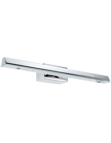 HAKANA - APPLIQUE SPECCHIO\BAGNO 58CM X 7CM 24W LED-STRIPE 3000K ACCIAIO, CROMO\PLASTICA, BIANCO