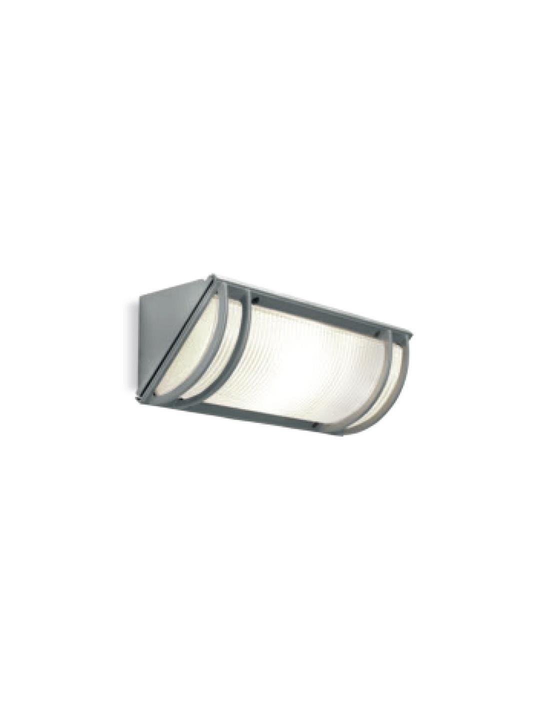 Pan EST142 Angolo Lampada da Parete Griglia Alluminio Piccola