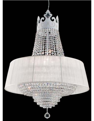 Vintage Lawbc Crown Chandelier 6 Lights, Crystal Chandelier Lamp Vintage
