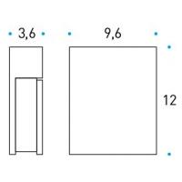 DANKAN wall 3W 3000K white IP54