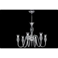 Sylcom 1022/6 K CR Teodato Lampadario a Sospensione ø79 Murano