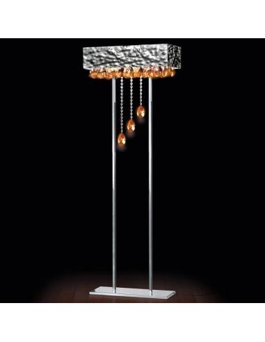 Patrizia Volpato 450/LT Magma Lampada da Terra Cristalli Ambra