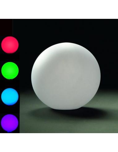 Sfera da giardino LED RGB carica a induzione D35