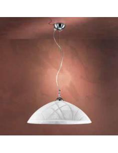 White suspension with white lines D50