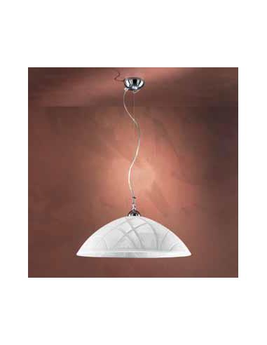 White suspension with white lines D50