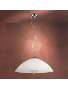 White suspension with swirls of white D50