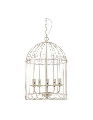 LAMPADARIO GABBIA GRANDE SHABBY STYLE