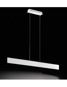 Suspension LED painted metal-white