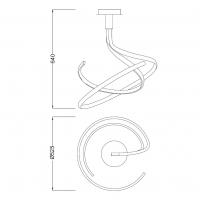 Mantra 4981 Nur Lampada da Soffitto Led Integrato 4000Lm