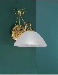 Metal Lux 88111 Bellini Wall Lamp Golden Metal