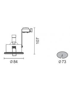 AQUALUCE ROUND WHITE 2