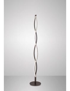 SAHARA floor lamp brown with pedal dimmable