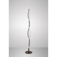 SAHARA piantana brown con pedale dimmerabile