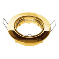 Recessed swivel gold finish