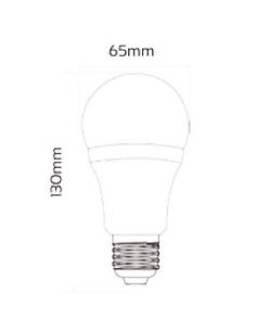 E27 bulb LED ø65 - 15W warm White 2