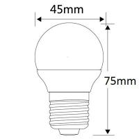 Light bulb drop E27 LED 6W warm White