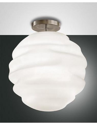 AVA ceiling lamp, ceiling light in glass D50cm