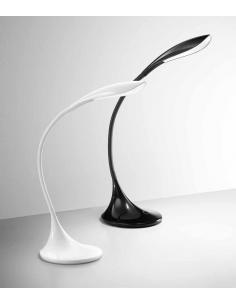 Lampada da tavolo flex in plastica colore bianco