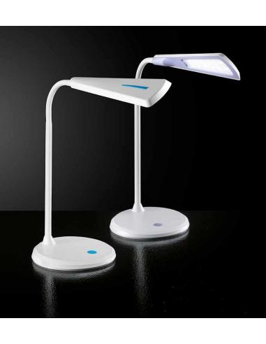 Lampada da tavolo colore azzurro