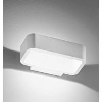 Applique alluminio per esterni/interni colore bianco LED