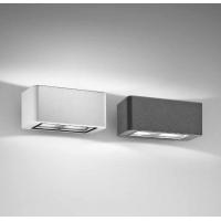 Applique alluminio per l'esterno colore bianco LED