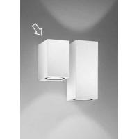 Applique with aluminium for the outer white integrated LED