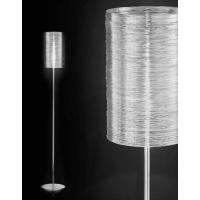 Floor lamp chrome polished in acriclico transparent