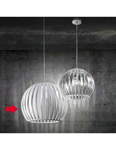 Suspension white acrylic D40