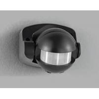 Sensore di movimento con timer e luminosità regolabili. Colore nero. Raggio 180°- 10m