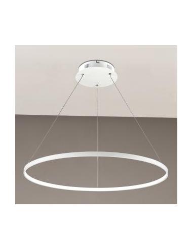 Sospensione rotonda ALURING bianco LED