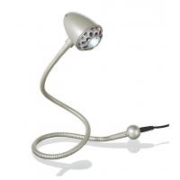 Table lamp bendable plastic color silver
